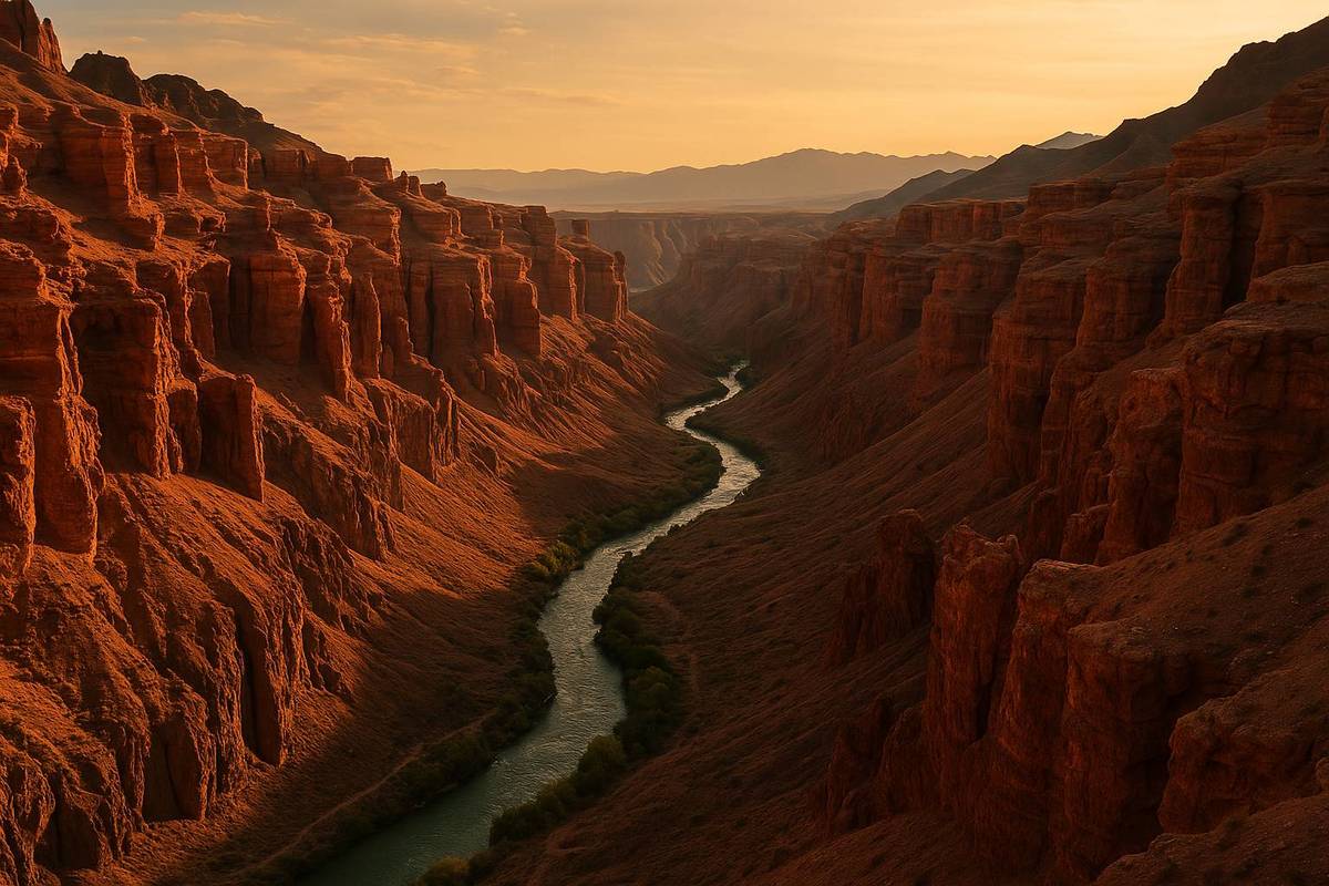 Чарынский каньон — природное чудо Казахстана